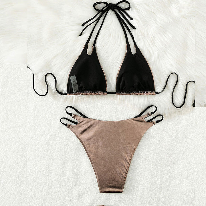 Damen Triangel-Bikini mit eleganten Schnürdetails Echo Archiv