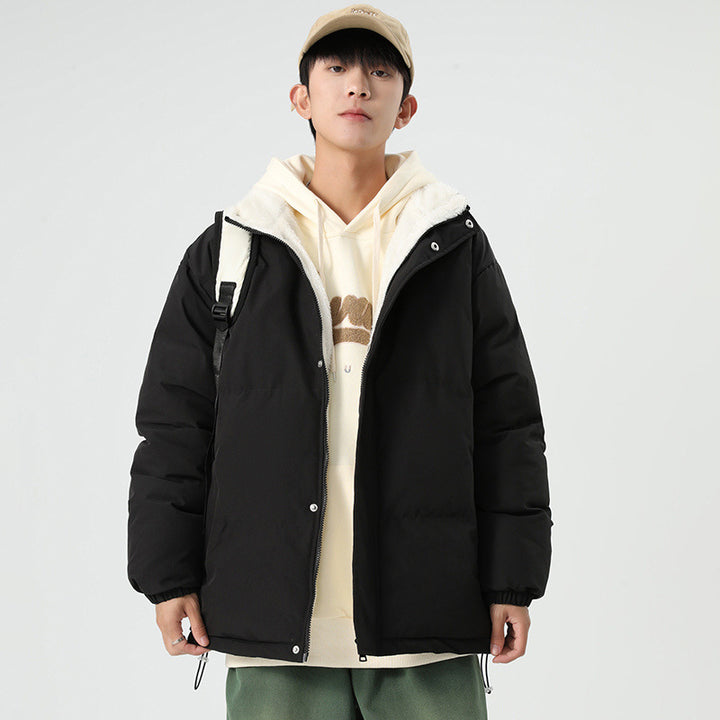 Herren modische Daunenjacke mit Kapuze und Innenfutter Echoarchiv