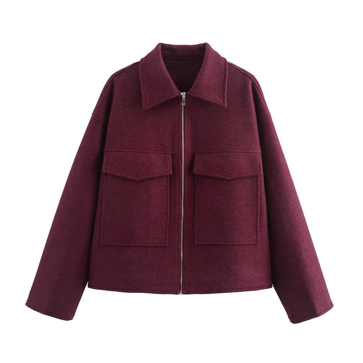 Damen Wärmeisolierte Overshirtjacke Echoarchiv