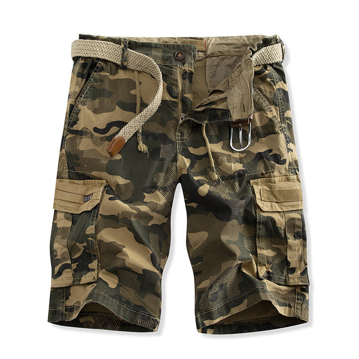 Herren Cargo-Shorts mit mehreren praktischen Taschen und verstellbarem Kordelzug Echoarchiv