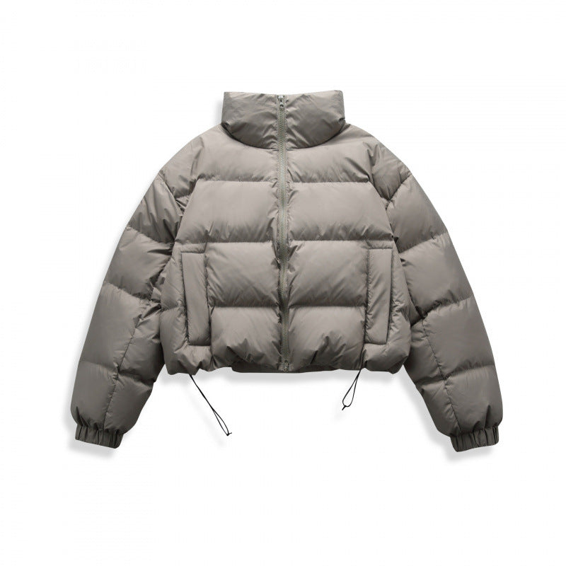 Damen Kurz geschnittene gesteppte Winterjacke im Cropped‑Style mit hohem Stehkragen Echo Archiv