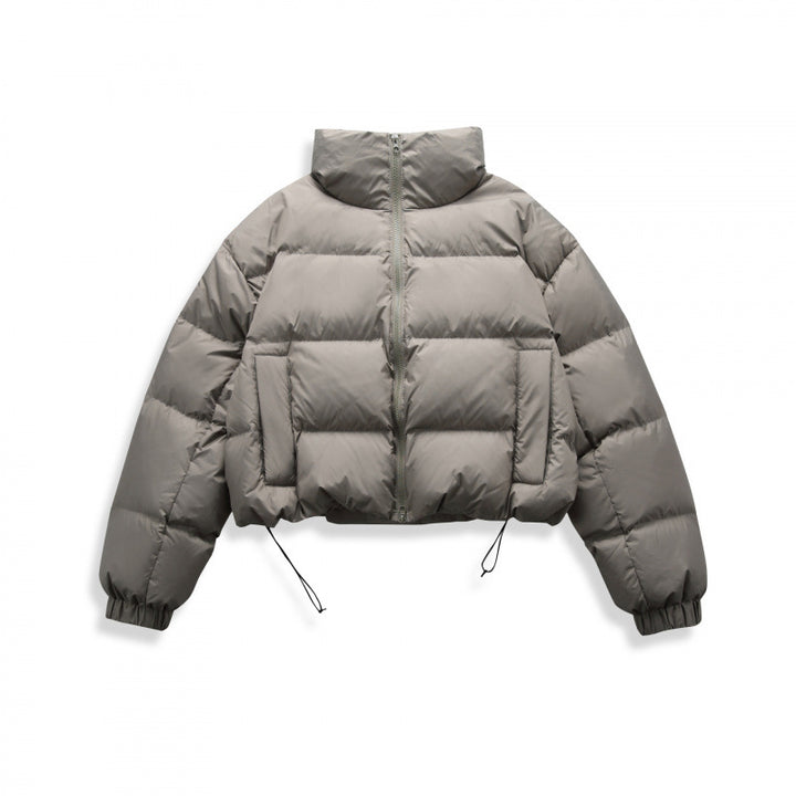 Damen Kurz geschnittene gesteppte Winterjacke im Cropped‑Style mit hohem Stehkragen Echo Archiv