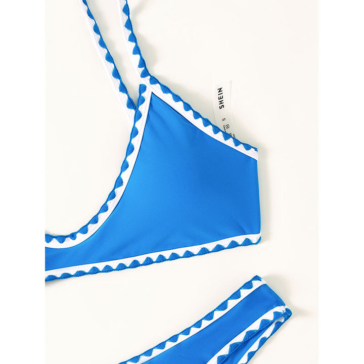 Damen Bikini-Set mit raffiniertem geometrischem Schnitt und verstellbaren Trägern Echo Archiv
