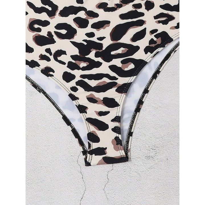 Damen Bikini-Set mit modischem Cropped-Oberteil und hoch geschnittenem Unterteil Echo Archiv