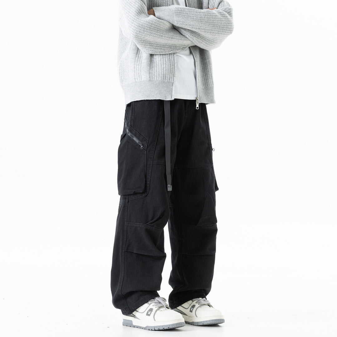 Herren Cargo-Hose mit elastischem Bund, multifunktionalen Taschen und verstellbarem Saum Echo Archiv