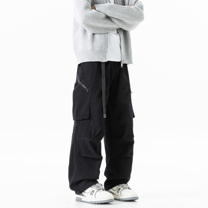 Herren Cargo-Hose mit elastischem Bund, multifunktionalen Taschen und verstellbarem Saum Echo Archiv