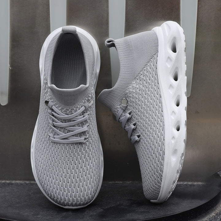 Unisex Atmungsaktive Strick-Sneaker mit sockenähnlichem Schaft und dämpfender Hohlsohle Echoarchiv