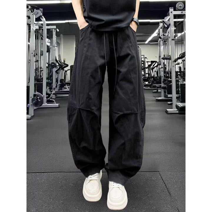Herren Bequeme Cargo-Hose mit weitem Bein Echoarchiv