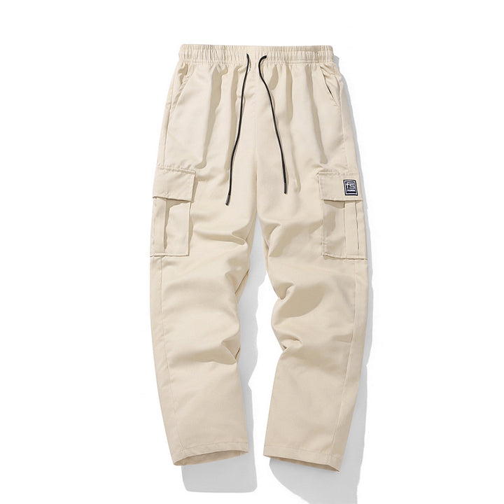 Herren Bequeme Karo Cargo-Hosen Echo Archiv