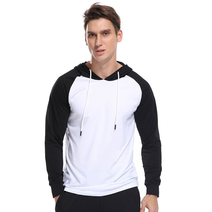 Herren Kapuzenpullover mit kontrastierenden Ärmeln Echoarchiv