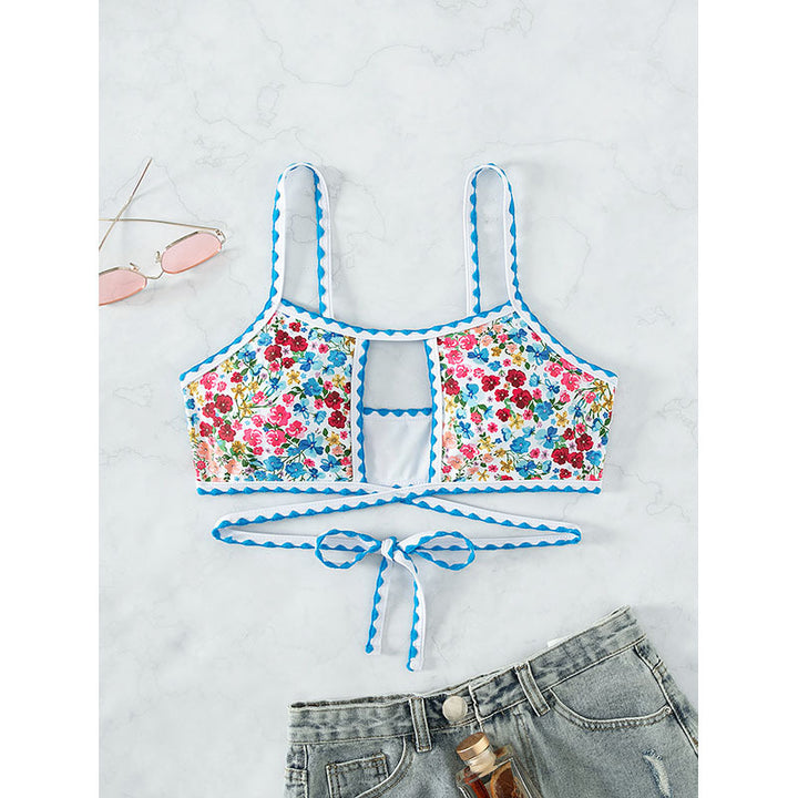 Damen Crop-Top Bikinioberteil Echo Archiv