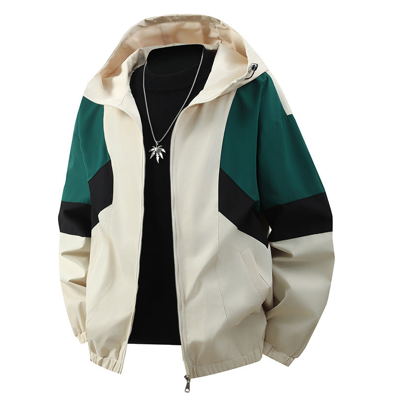 Herren Sportliche Übergangsjacke mit Farbblockdesign Echo Archiv