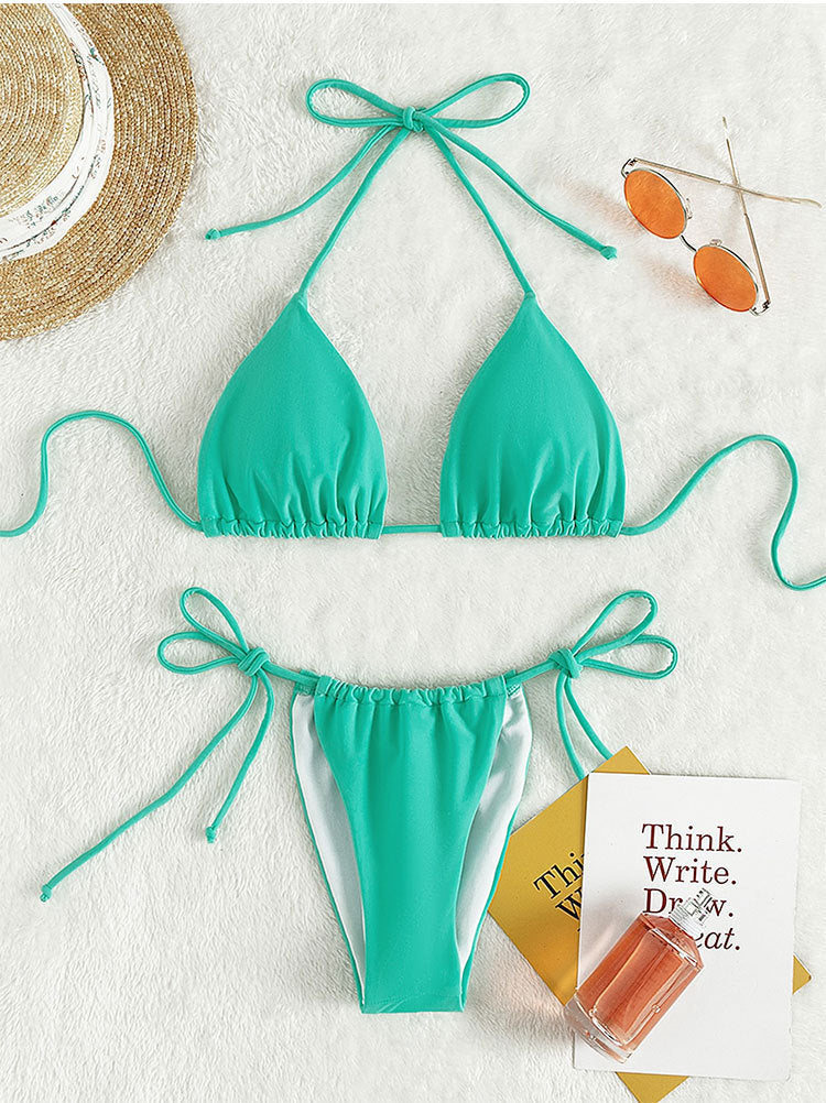 Damen Triangel-Bikini mit raffinierten Knotendetails Echo Archiv