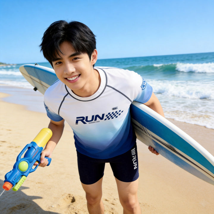 Jungen Surfshirt mit UV-Schutz Echo Archiv