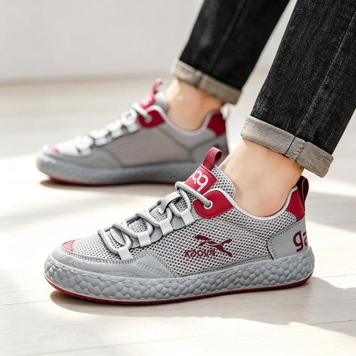 Herren Sportliche Mesh-Sneaker mit Atmungsaktivem Design Echoarchiv