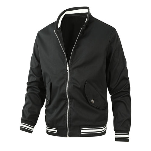 Herren stylishe Freizeitjacke mit modernem Kragen Echoarchiv