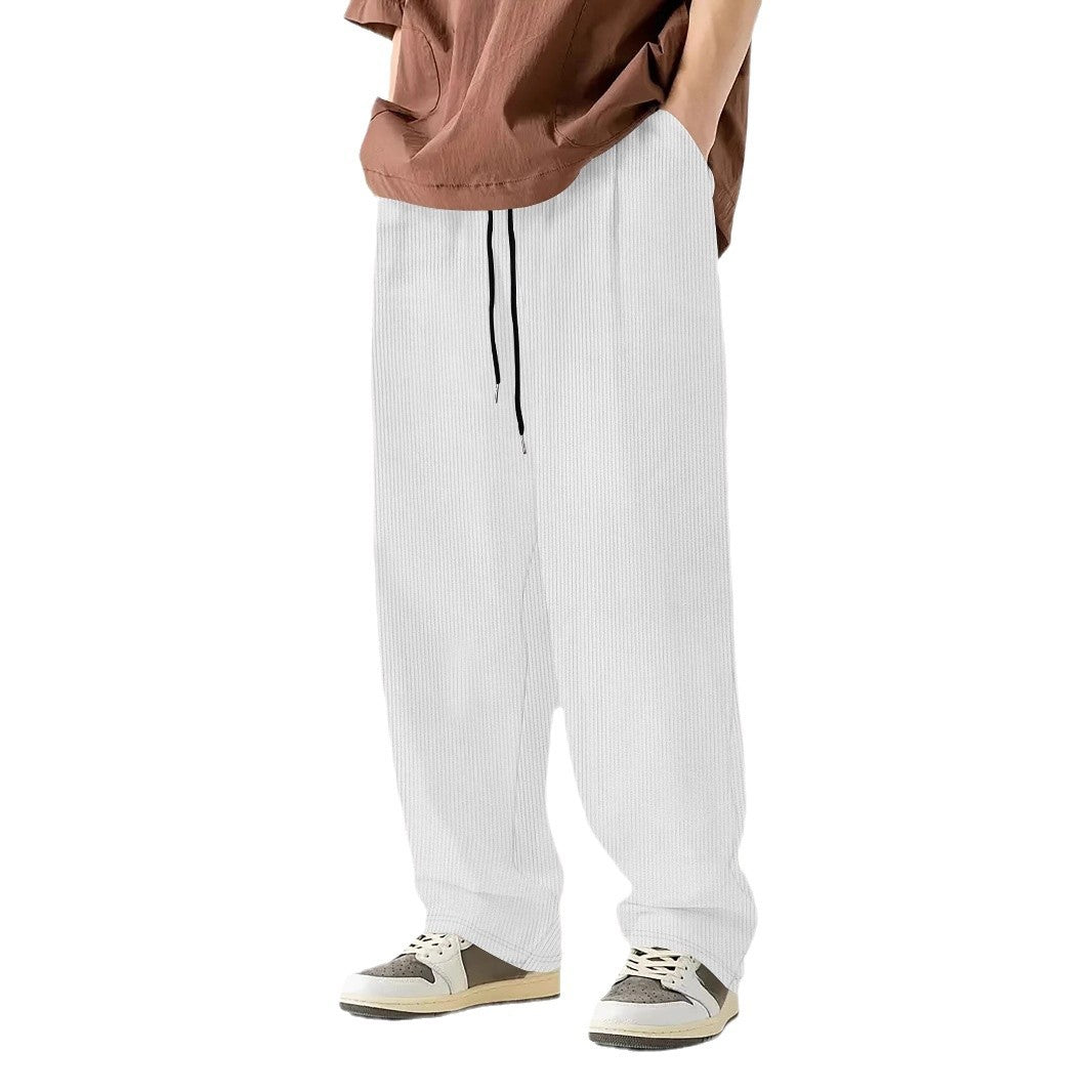 Herren bequeme Ripp-Hose mit elastischem Bund Echoarchiv