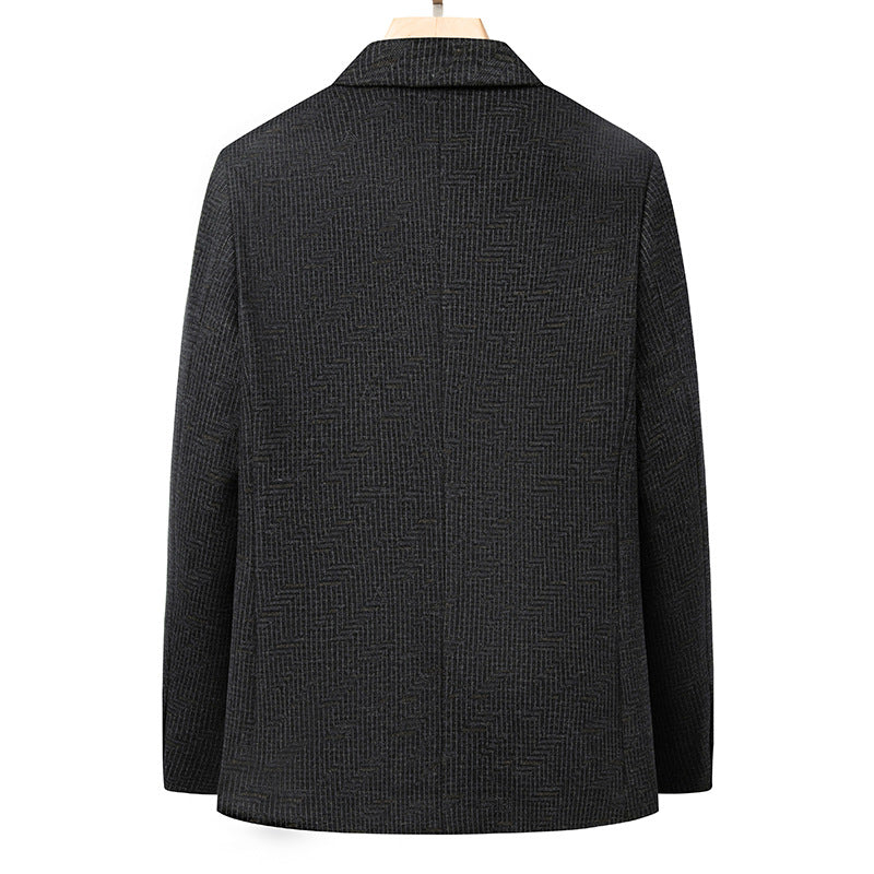 Herren eleganter Blazer mit strukturiertem Design Echoarchiv