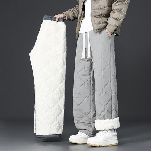 Herren Warm gefütterte Freizeithose