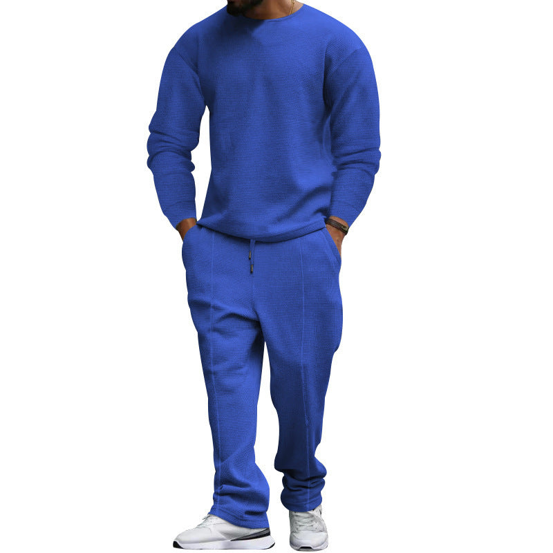 Herren Bequemer Freizeitpullover mit passender Chinohose Echoarchiv