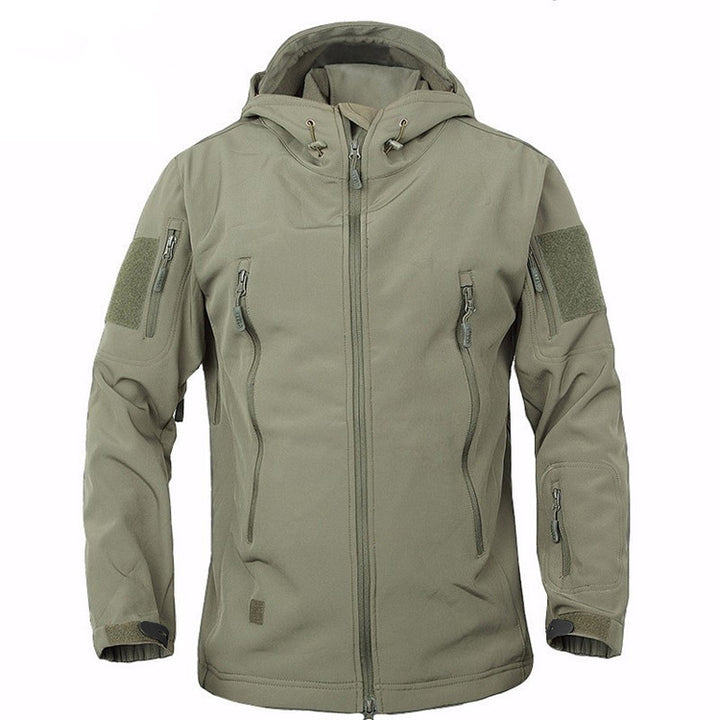 Herren multifunktionale Outdoor-Jacke mit isolierendem Fleece-Futter und praktischen Reißverschlusstaschen Echoarchiv