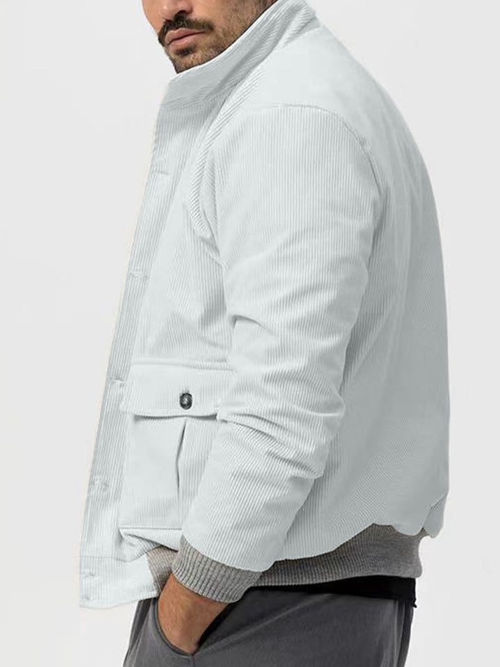 Herren Cordjacke mit lässigem Schnitt und praktischen Taschen Echoarchiv