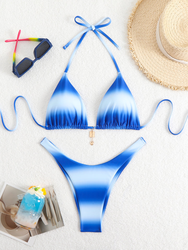Damen Bikini-Set mit verstellbaren Trägern und modischem Raffungselement Echo Archiv