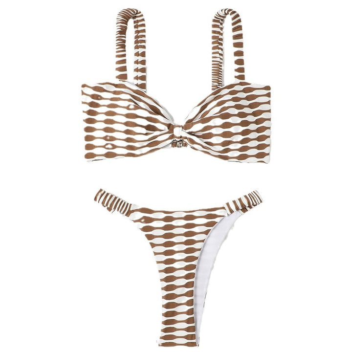Damen Bandeau Bikini-Set mit floralem Muster Echo Archiv