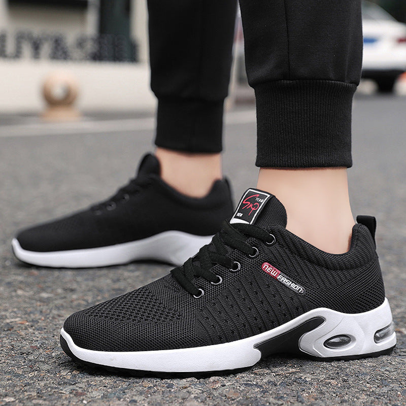 Herren nan leichter Performance-Sneaker mit 3D-Strickoberteil, integrierter Luftkammer-Zwischensohle und rutschfester Trail-Laufsohle Echo Archiv