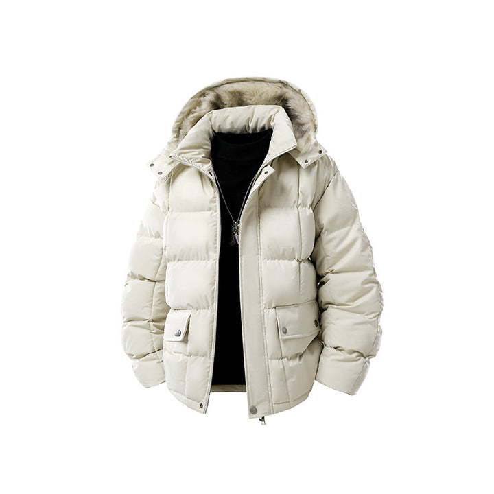 Damen Stepp-Kurzjacke mit abnehmbarer Kapuze und wärmender Microfaserfüllung Echo Archiv