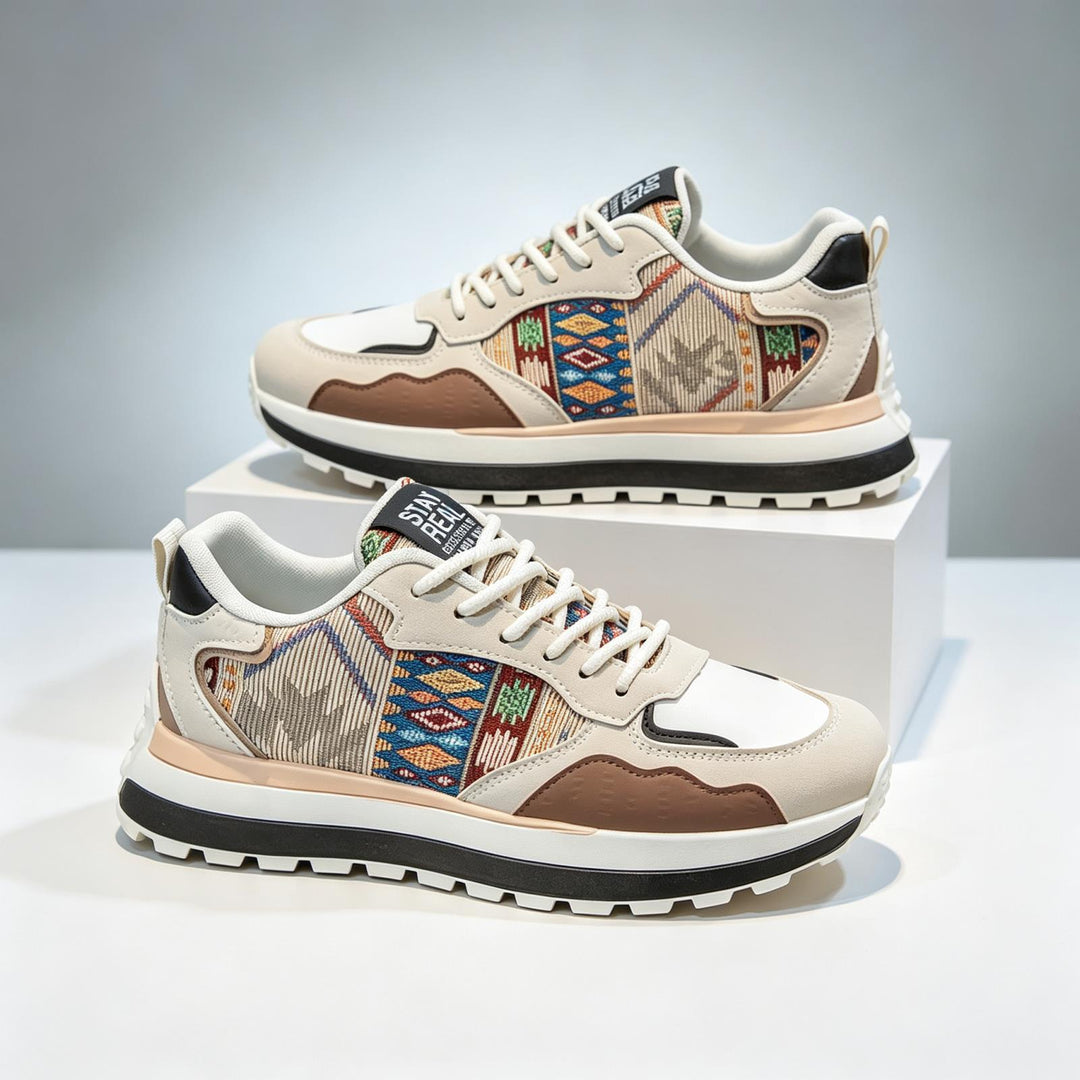 Herren Sportliche Sneaker mit dekorativem Muster Echoarchiv