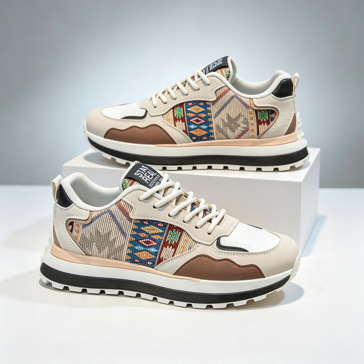 Herren Sportliche Sneaker mit dekorativem Muster Echoarchiv