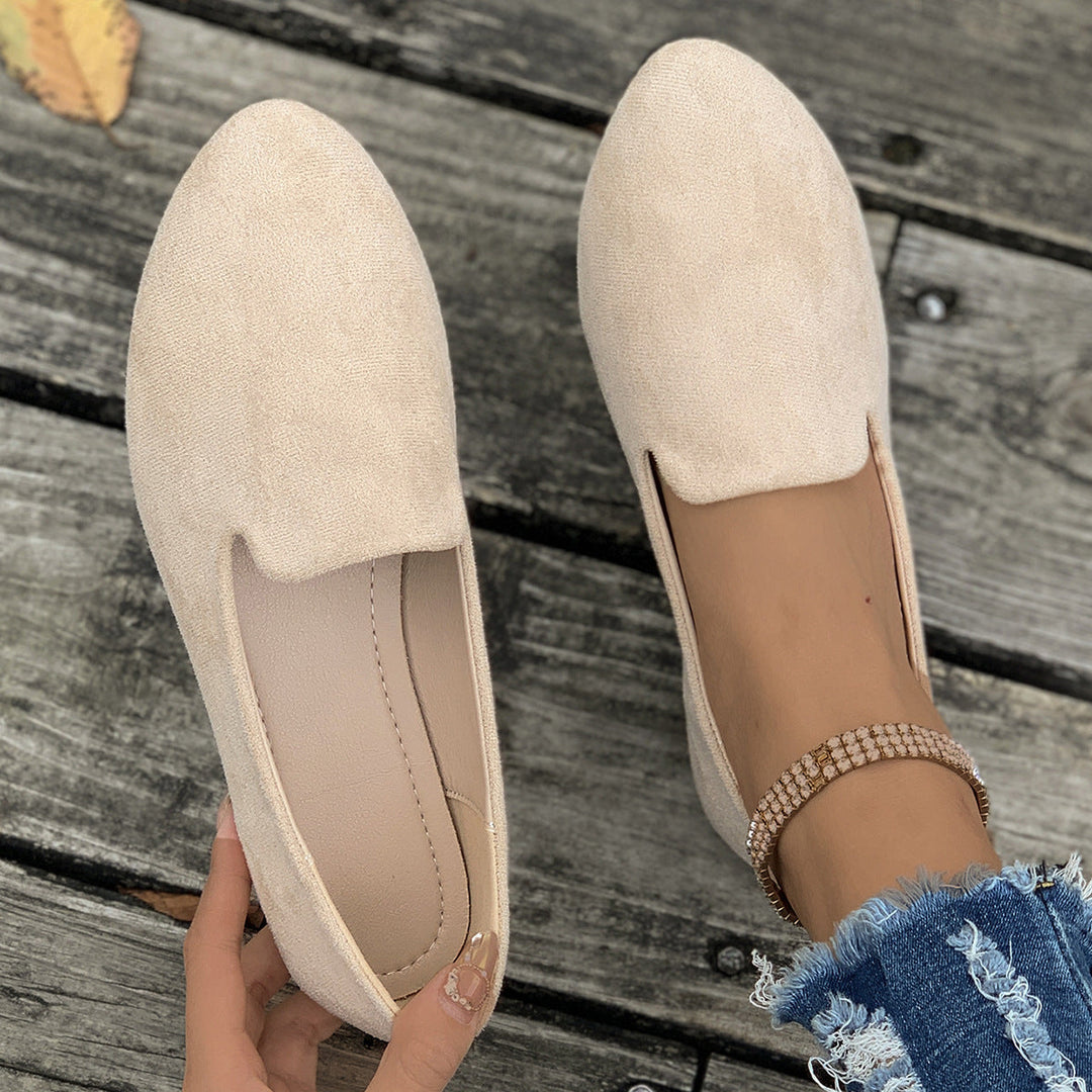 Damen Bequeme Slipper Im Eleganten Design mit Weicher Oberflächenstruktur Echoarchiv