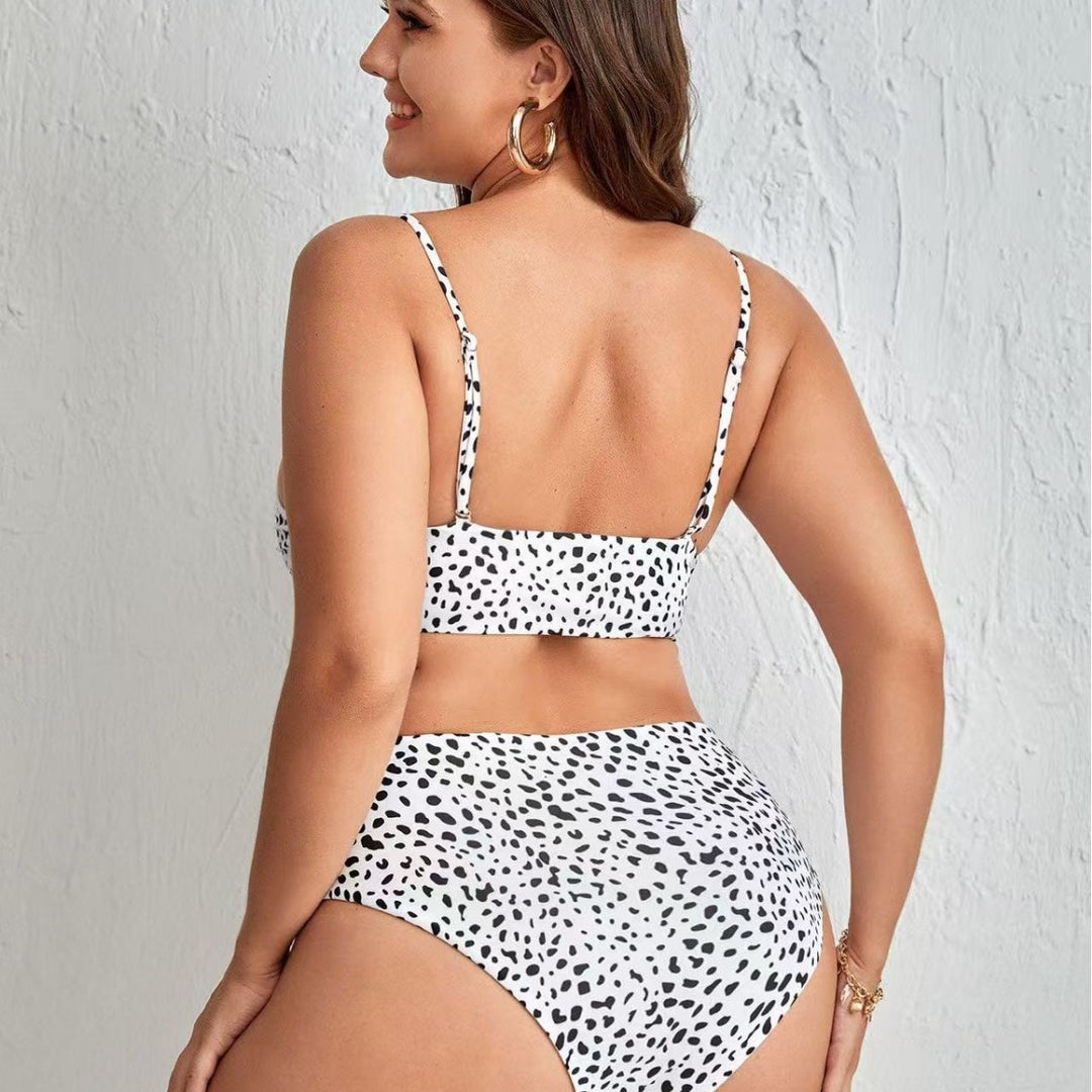Damen High-Waist Bikini-Set mit eleganten Design-Details Echo Archiv