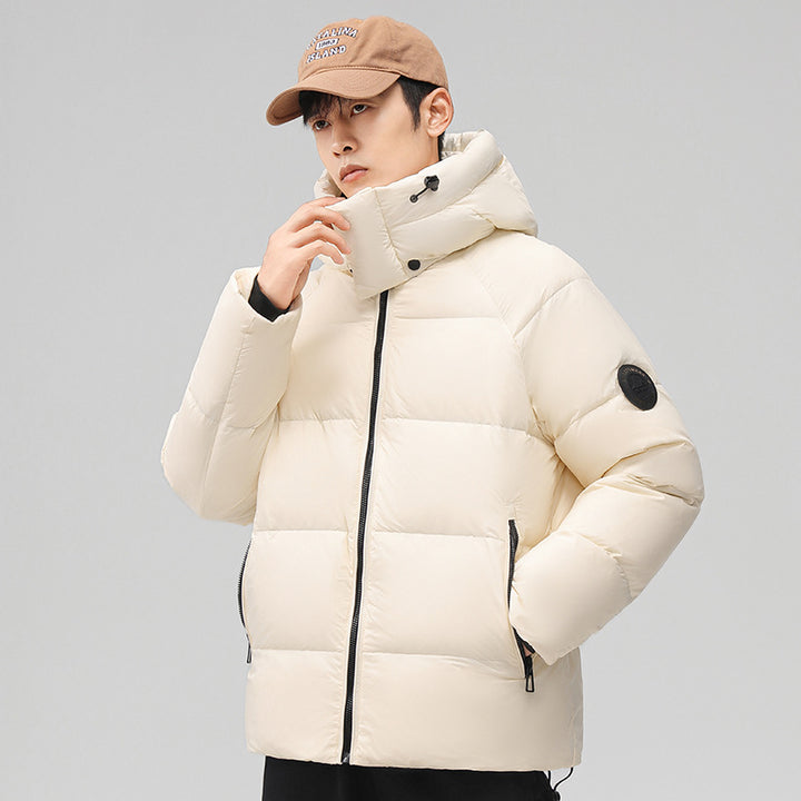 Herren Isolierte Steppjacke mit hochschließendem Kragen Echoarchiv