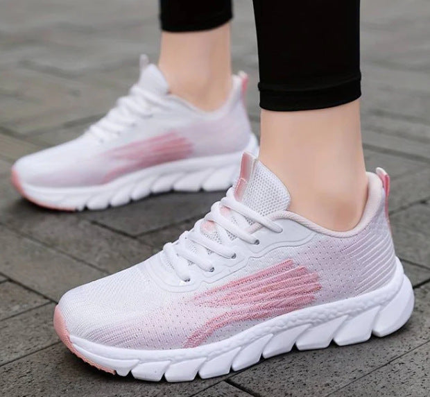 Damen nan atmungsaktive leichte Stricksneaker mit viskoelastischer Komfortsohle Echo Archiv