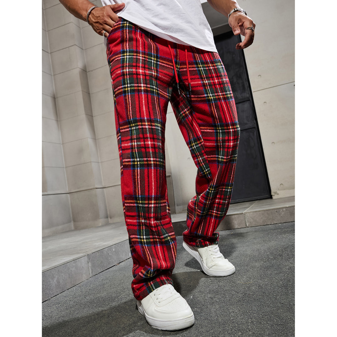 Herren Karierte Freizeithose Echo Archiv