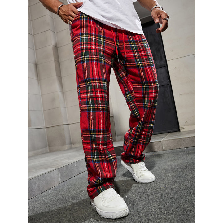Herren Karierte Freizeithose Echo Archiv
