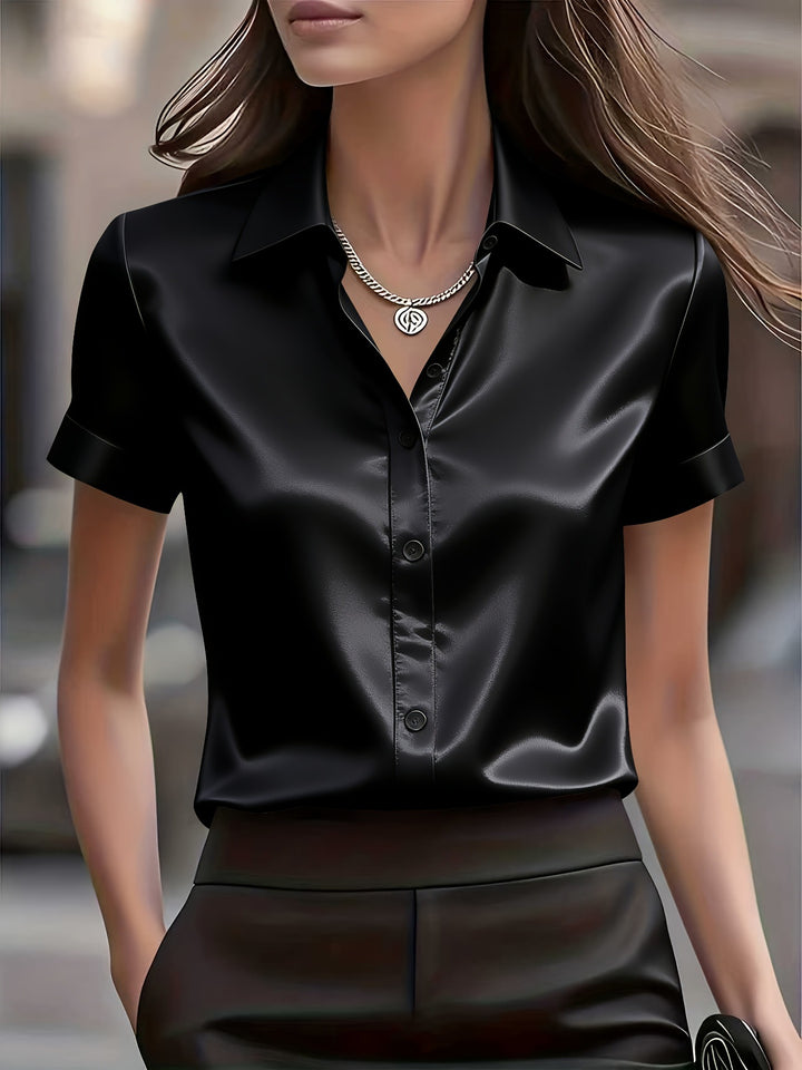 Damen elegante Satinbluse Echo Archiv