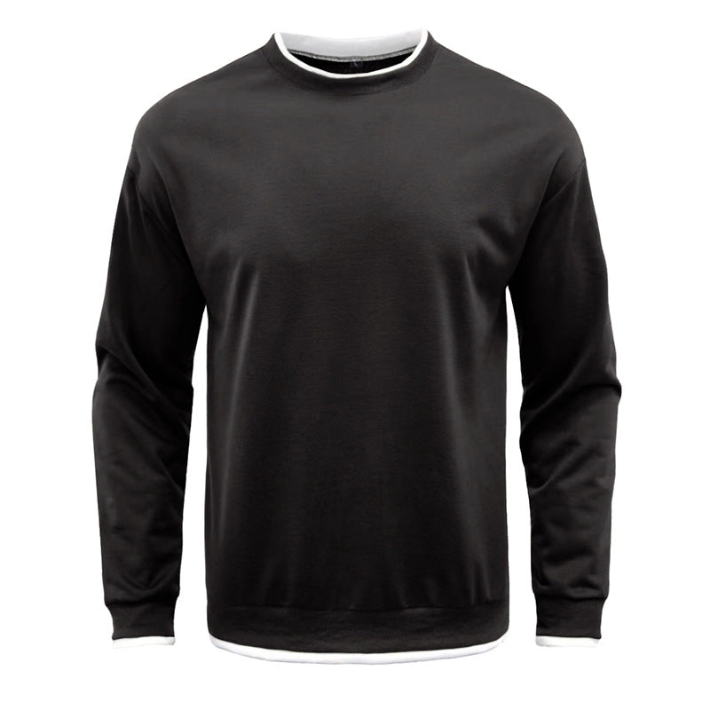Herren lässiger Langarm-Sweater mit strukturiertem Design Echoarchiv