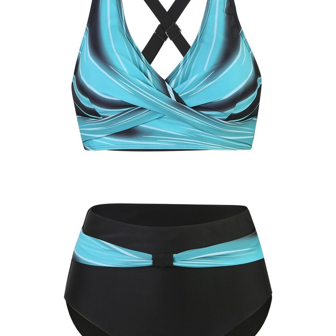 Damen Hochtaillierter Sport-Bikini mit elegantem Rückenschnitt Echo Archiv