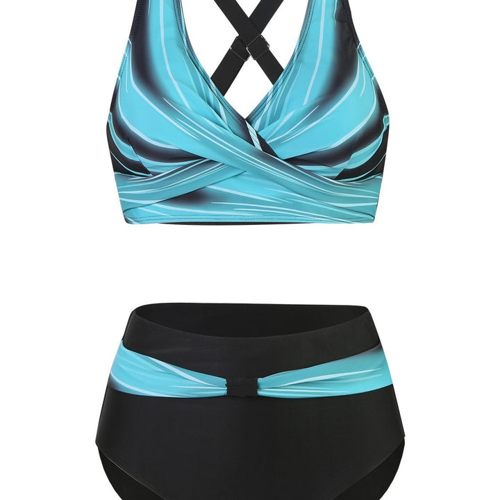 Damen Hochtaillierter Sport-Bikini mit elegantem Rückenschnitt Echo Archiv