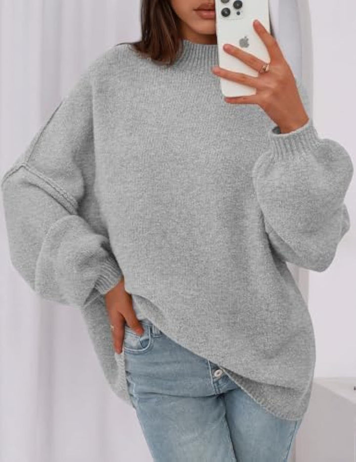 Damen Weicher Oversized Pullover Echo Archiv