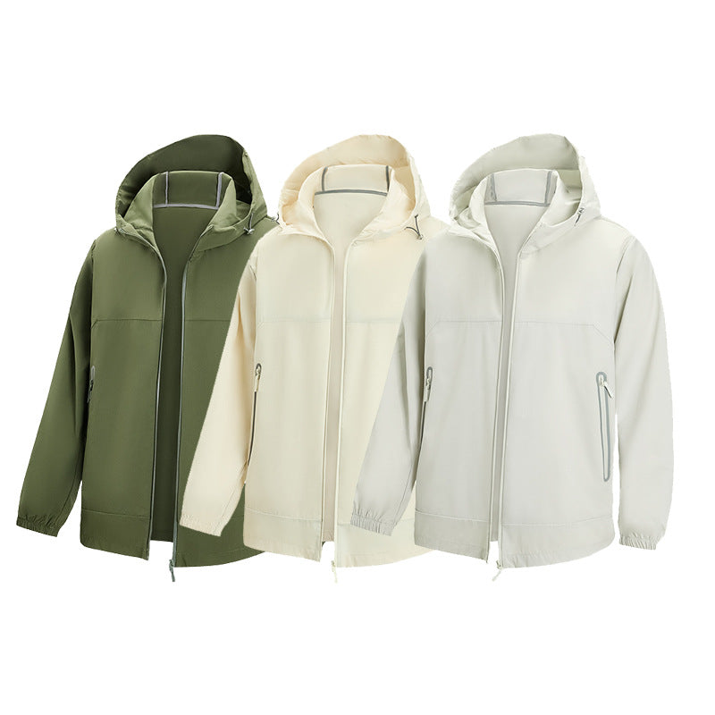 Herren Leichte technische Softshell-Windjacke mit Kapuze, wasserabweisender Membran und Reißverschlusstaschen Echo Archiv