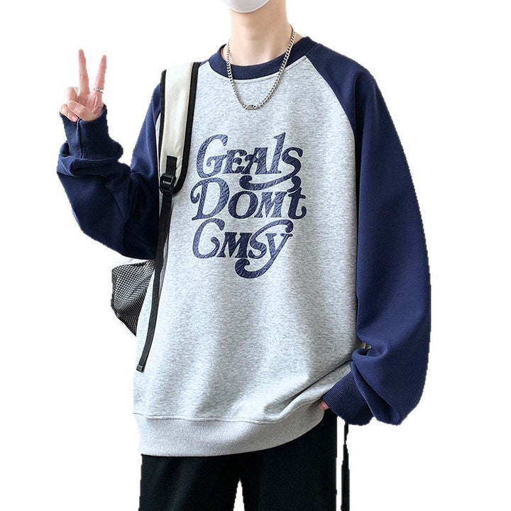 Unisex lässiger Sweatshirt mit modernem Schriftzug Echoarchiv