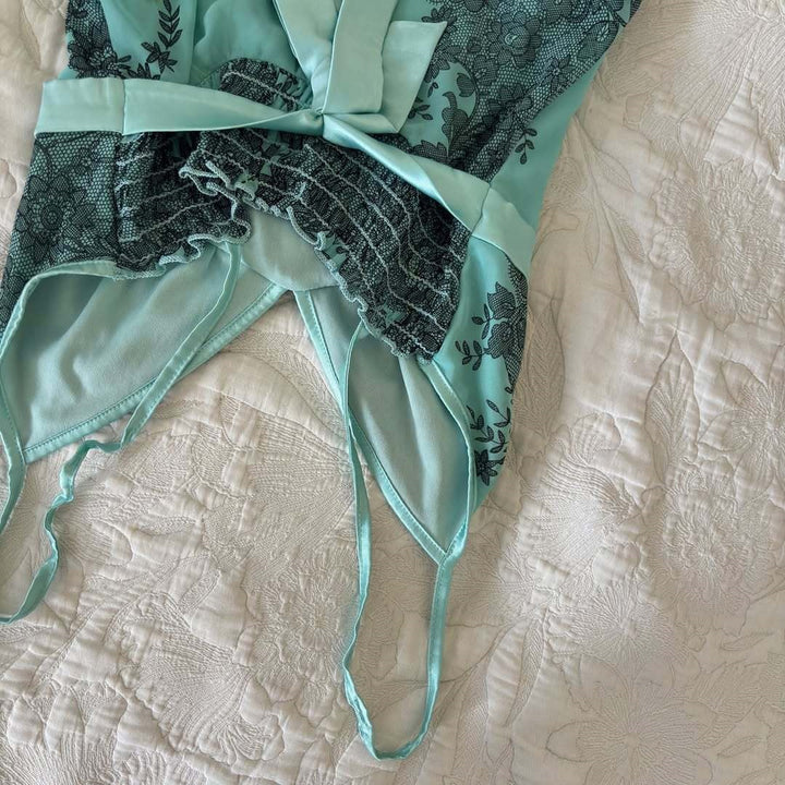 Damen zartes Spitzen-Lingerie-Set Echo Archiv