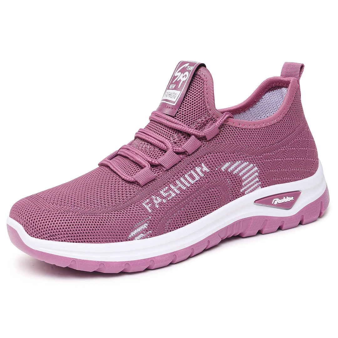 Damen nan Slip-On Lauf- und Alltagsschuh aus nahtlosem Strick mit ergonomischer Stoßdämpfung Echo Archiv