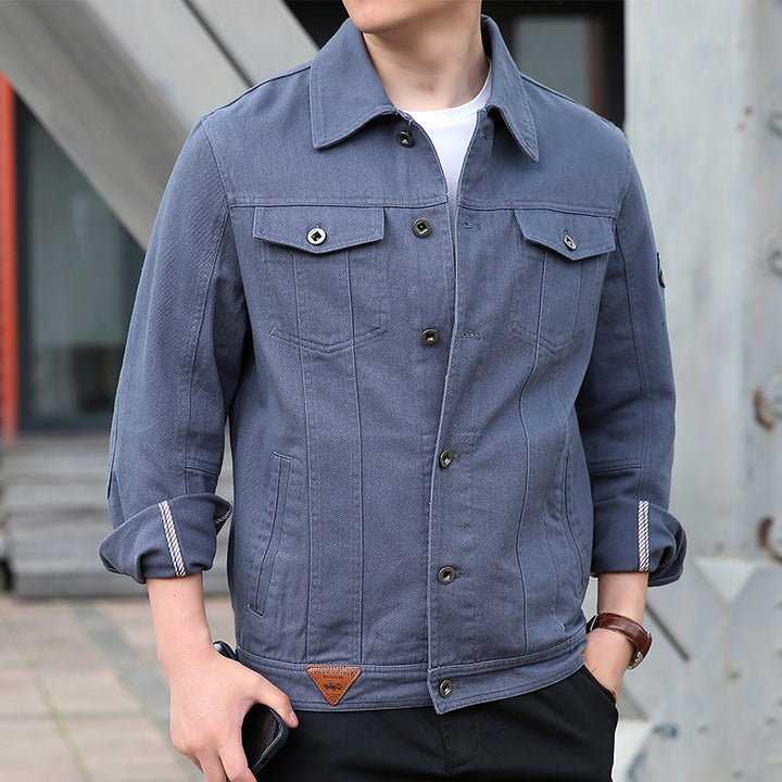 Herren Modische Jeanjacke Echo Archiv