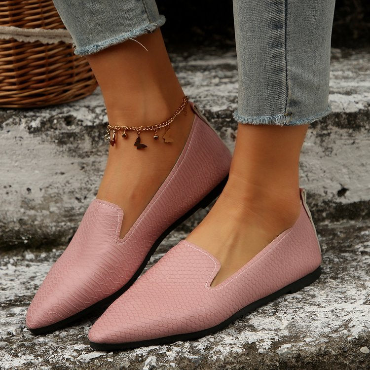 Damen  flexible Keil-Slipper mit Schlangenprägung, gepolstertem Komfortfußbett und rutschfester Gummisohle Echo Archiv