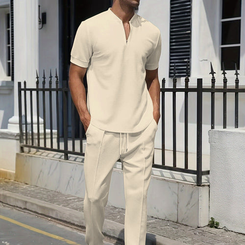 Herren modisches Hochkragen-Set aus atmungsaktivem Material Echoarchiv